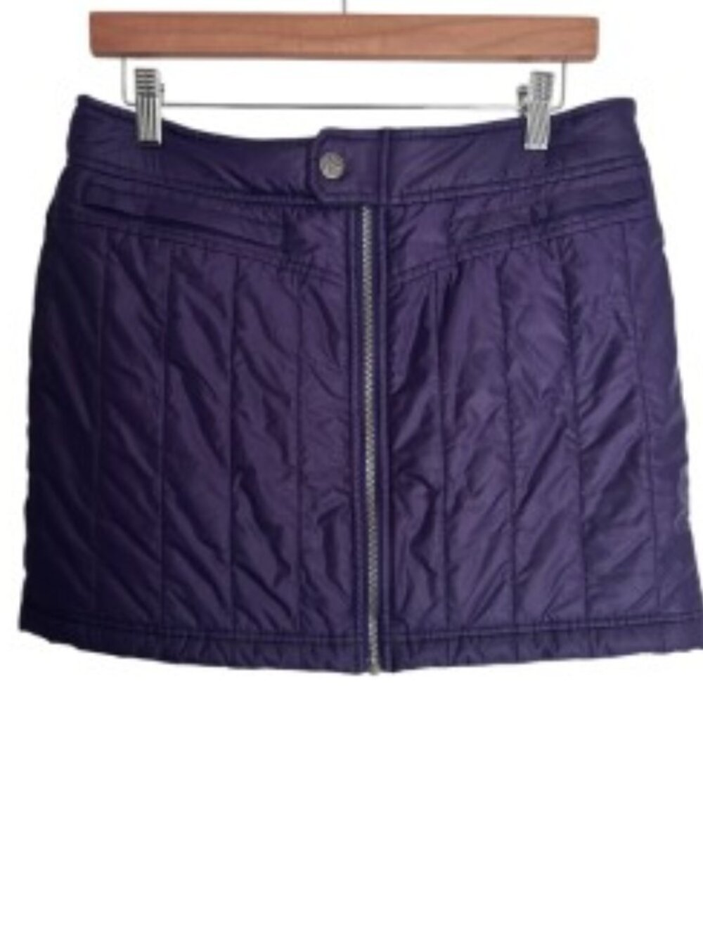 Athleta Purple Quilted Puffer Skirt 8